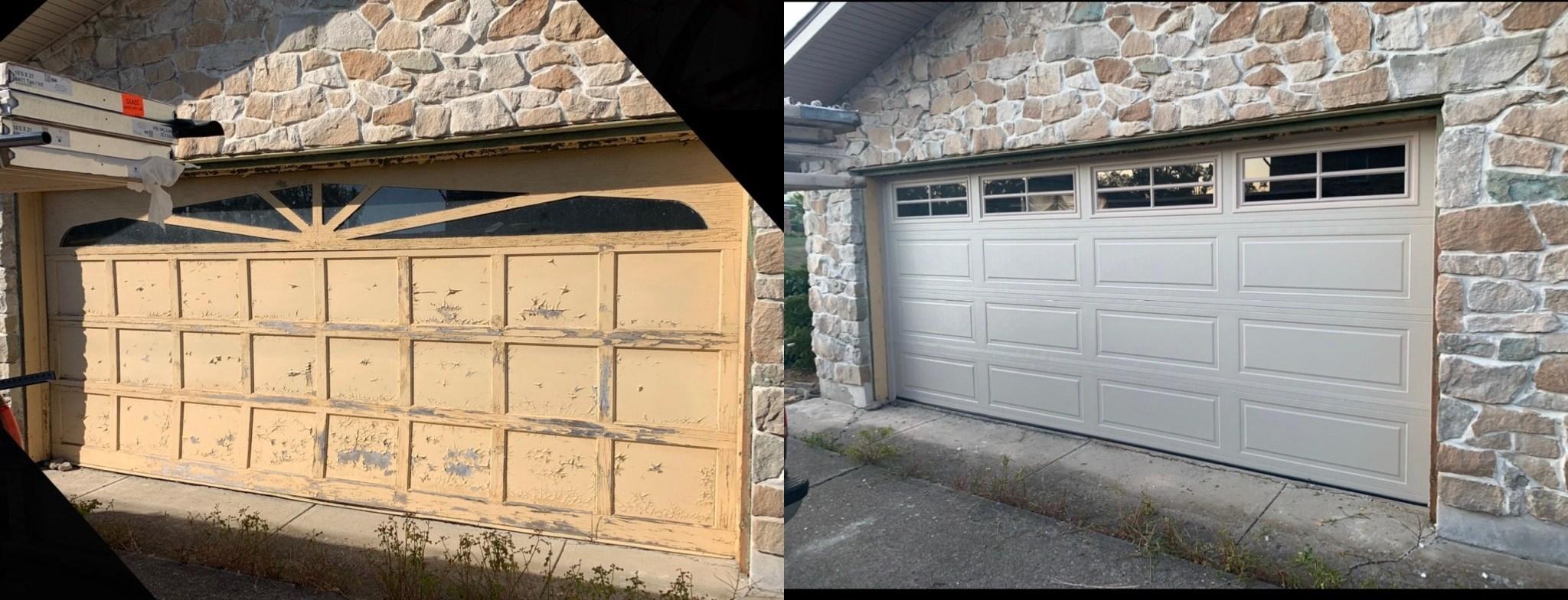Overhead Door Installation | Before & After