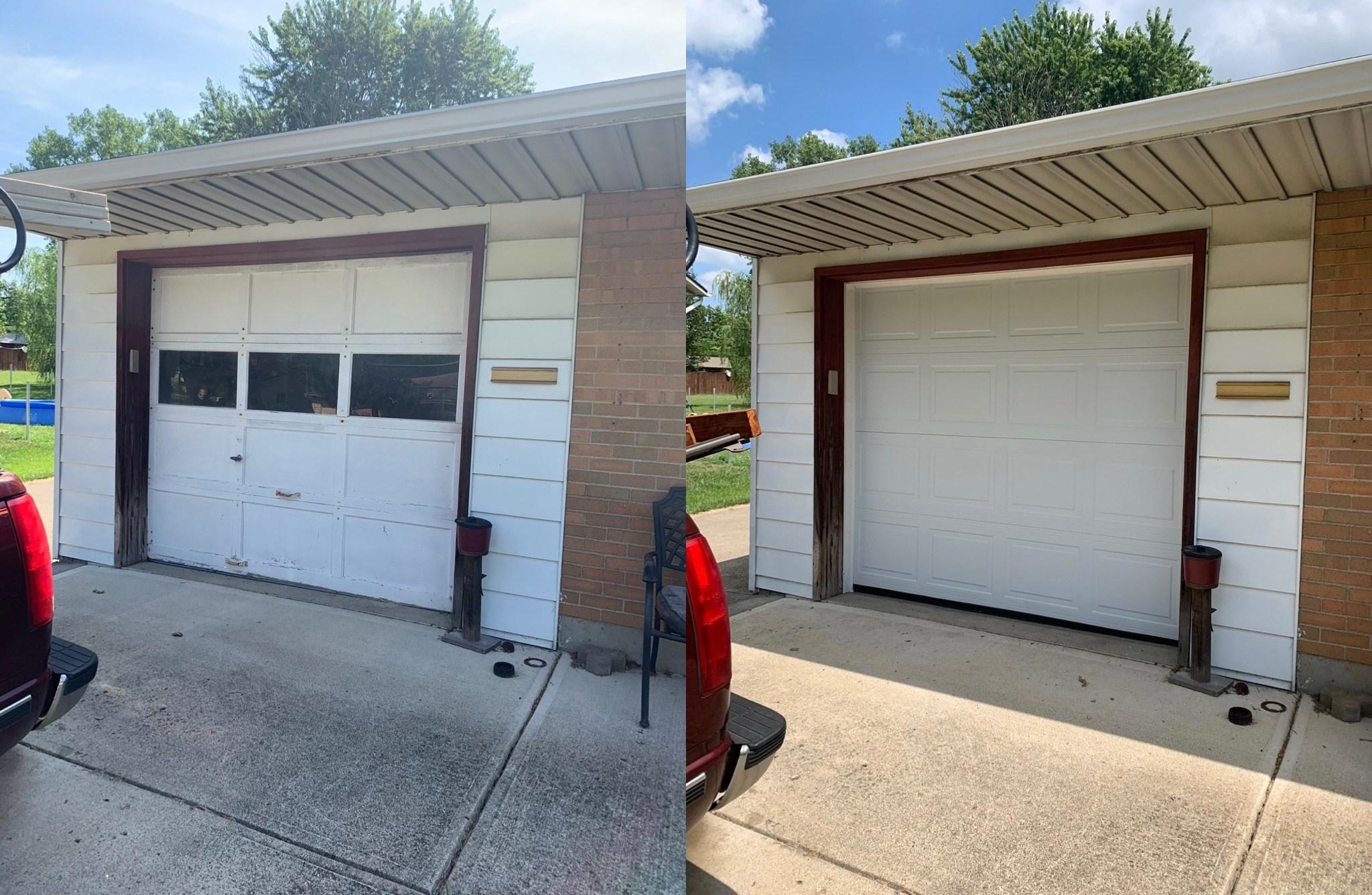 Garage Door Installation Kettering, OH | Before & After